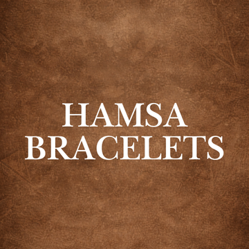 Crystal Hamsa Chakra Bracelets Collection with colorful crystals, chakra symbols, and a meditational art piece surrounded by healing stones.