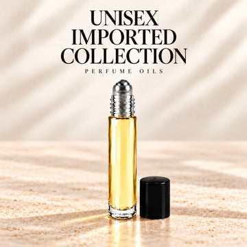 Unisex Imported Collection perfume oil roller on soft ivory stone