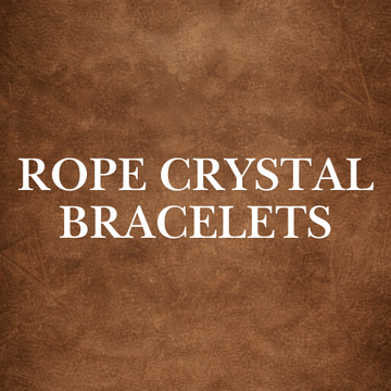 Adjustable Crystal Rope Bracelets worn by a person, featuring stylish design for men and women. Ideal accessory for any occasion.