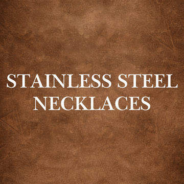 Stainless Steel Necklaces Collection for Men & Women featuring vibrant gemstone pendant on silver chain