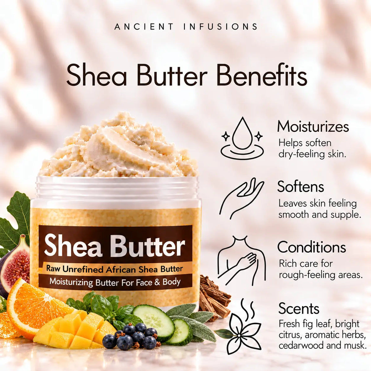Paris Hilton for Men-inspired shea butter moisturizing, softening, conditioning and fresh fig leaf, bright citrus, aromatic herbs, cedarwood and musk scented-skin benefits.