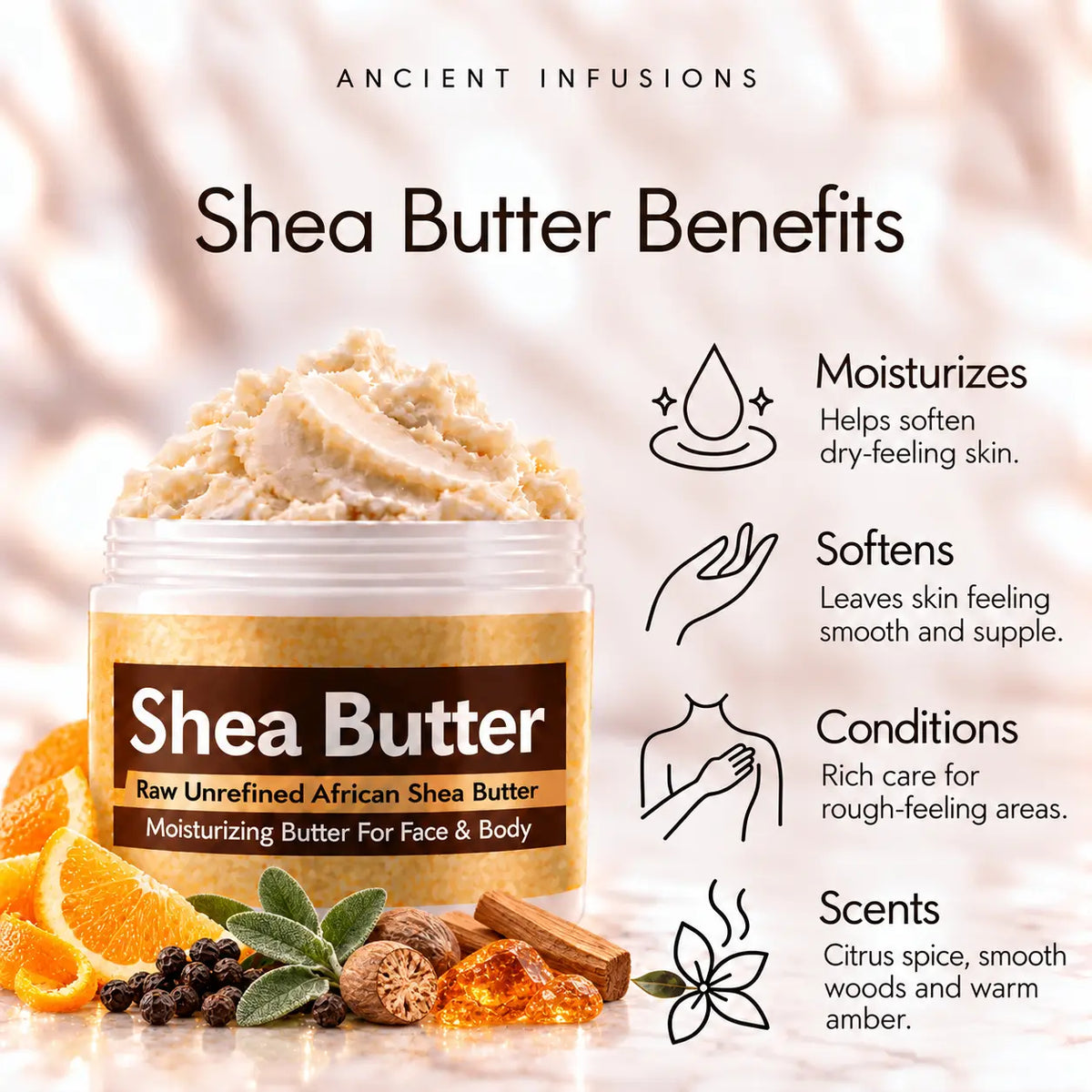 Very Sexy for Men shea butter moisturizing, softening, conditioning and citrus-spice fragrance benefits.