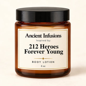 212 Heroes Forever Young Inspired Body Lotion by Ancient Infusions — 4 oz amber glass jar