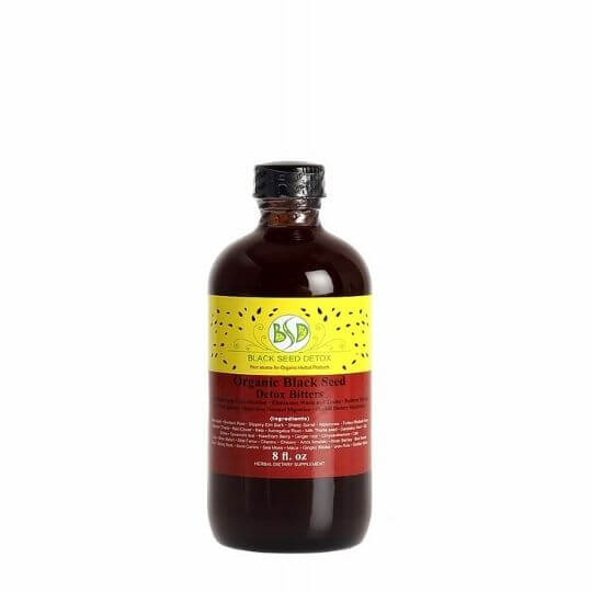 Black Seed Detox Bitters with Burdock Root: Purify blood, promote liver health, and enhance skin clarity.