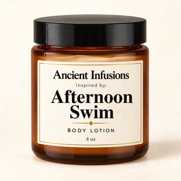 Afternoon Swim Inspired Body Lotion by Ancient Infusions — 4 oz amber glass jar