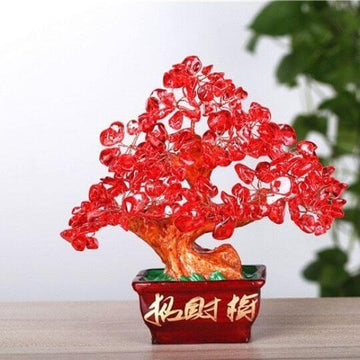 Infuse vibrant vitality into your space with our Red Agate Bonsai Crystal Tree. Hand-wired with over 150 red agate crystals, it brings energy, strength, and positivity.