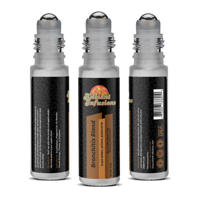 Bronchitis Herbal Remedy Oil for Respiratory Relief