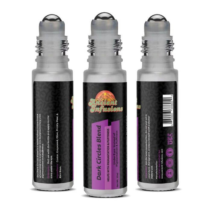Dark Circles Herbal Remedy Oil for Revitalized Eyes by Ancient Infusions