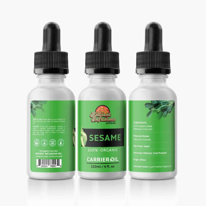 Radiant Skin - Sesame Seed Oil by Ancient Infusions.