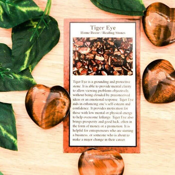 Tiger's Eye - Carved Heart