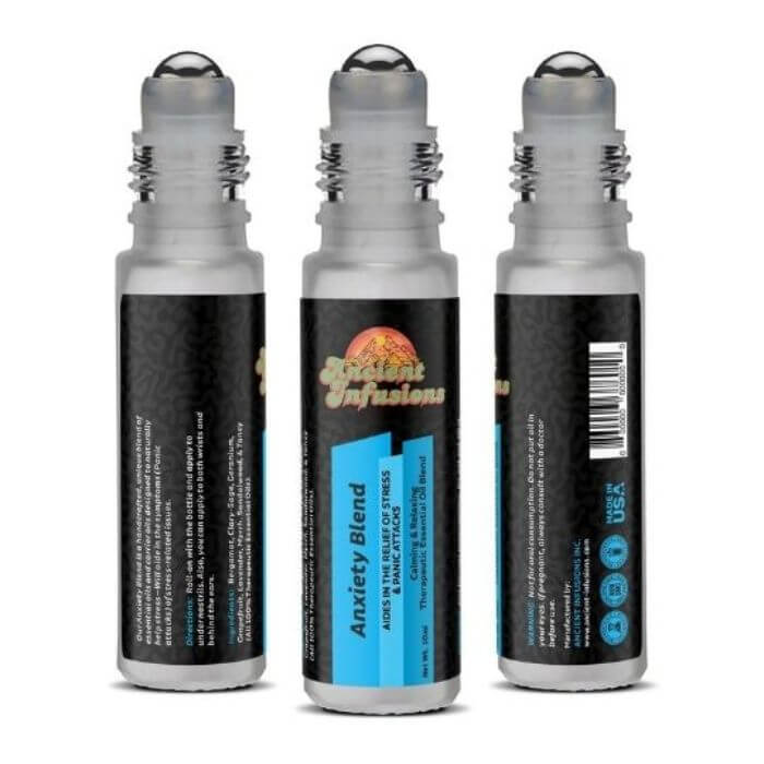 Anxiety Herbal Remedy Oil for Stress by Ancient Infusions