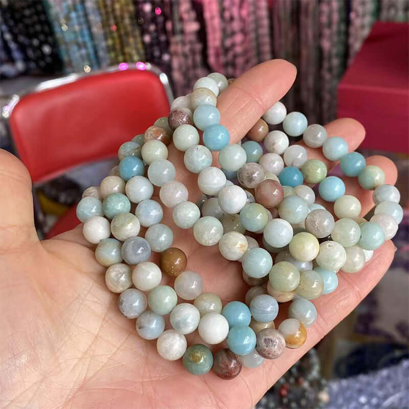 Amazonite Bracelet Benefits and Meaning – Real Healing Crystal Jewelry for Courage and Balance.