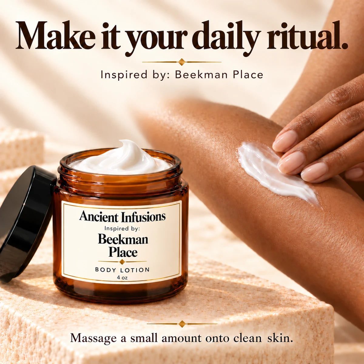 Beekman Place Inspired Body Lotion — how to use