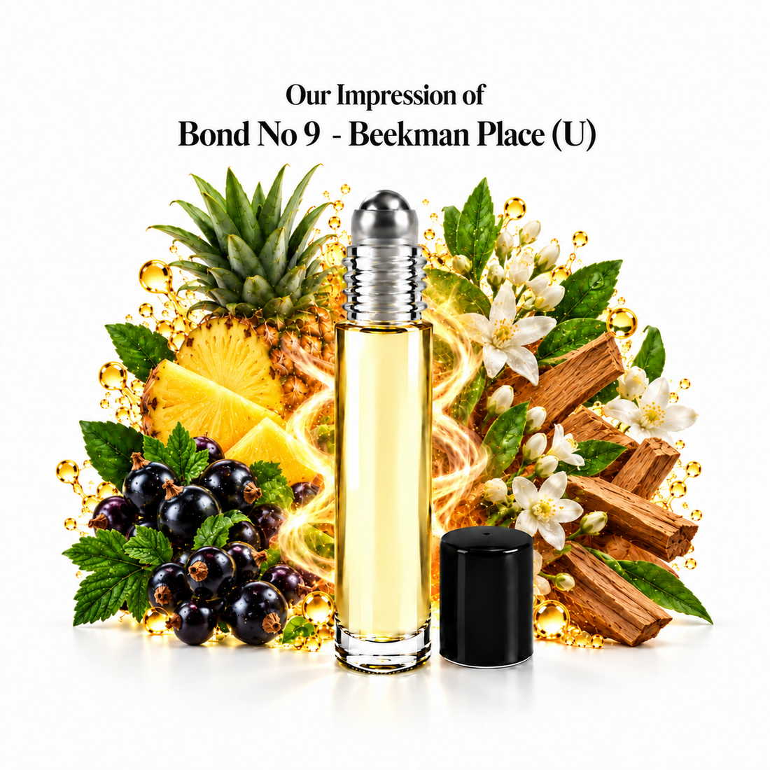 Our impression of Bond No 9  - Beekman Place Perfume Oil with fragrance notes on white