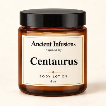 Centaurus Inspired Body Lotion by Ancient Infusions — 4 oz amber glass jar