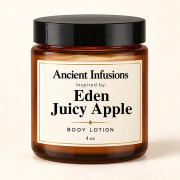 Eden Juicy Apple Inspired Body Lotion by Ancient Infusions — 4 oz amber glass jar