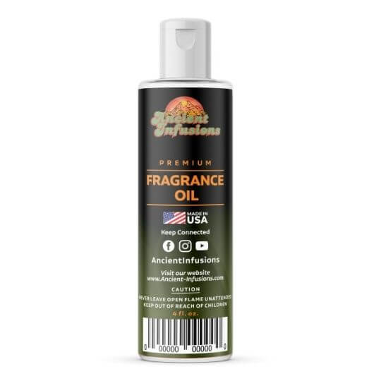 Bottle of Fruit Loops Fragrance Oil - Pure & Uncut with USA flag and brand logos on the label.