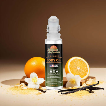 Khloe Kardashian Inspired Body Oil with citrus, floral, vanilla, and musk notes