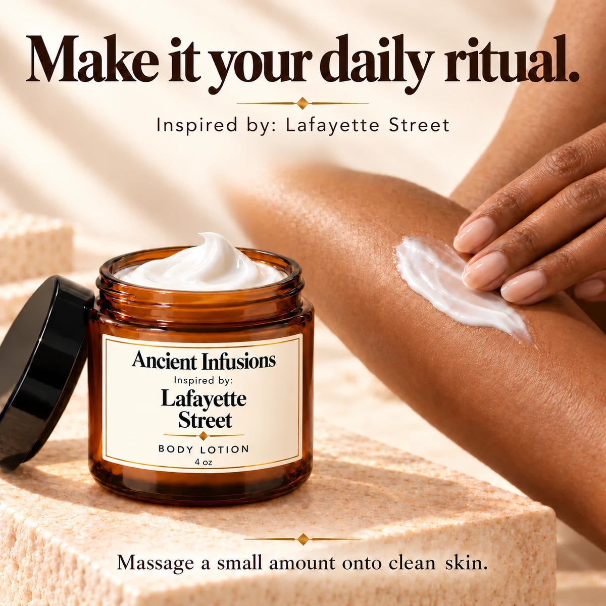 Lafayette Street Inspired Body Lotion — how to use