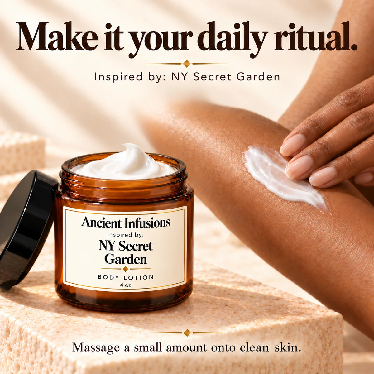NY Secret Garden Inspired Body Lotion — how to use