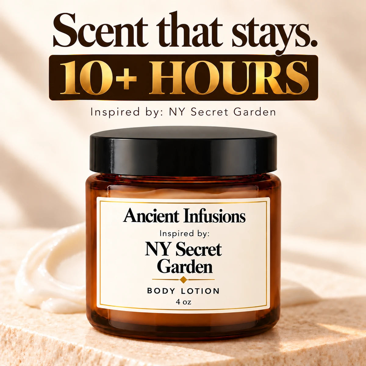 NY Secret Garden Inspired Body Lotion — scent lasts 10 hours