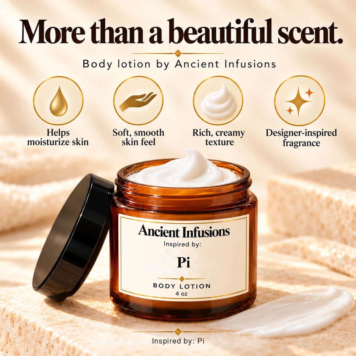 Pi Inspired Body Lotion by Ancient Infusions — moisturizing benefits