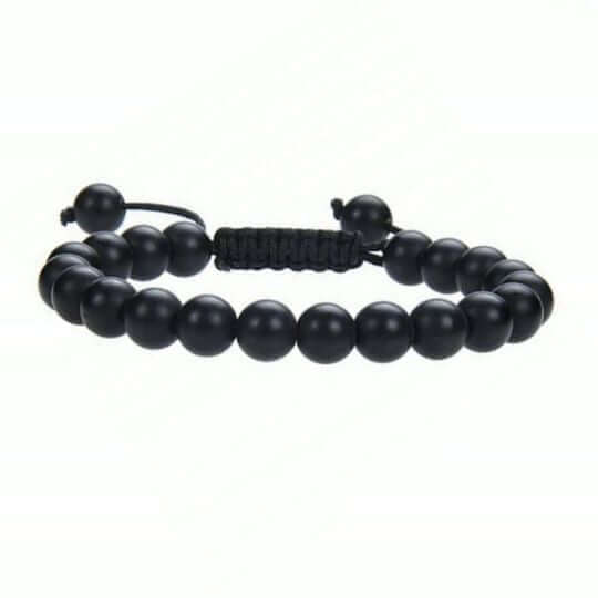 Black Onyx Energy Bracelet - Adjustable – Strength and Protection for Men and Women.