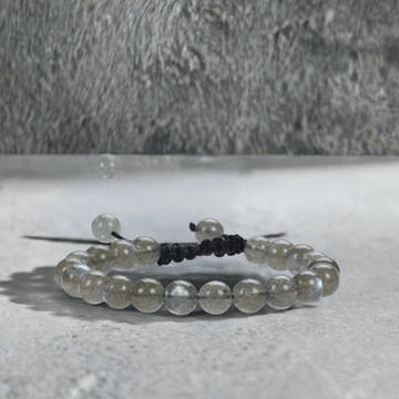 Labradorite Energy Bracelet - Adjustable for Men and Women - Spiritual Protection and Clarity.