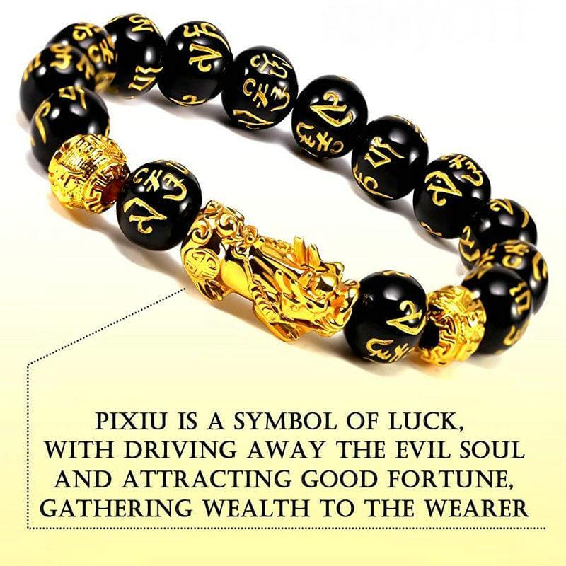 Pixiu Elastic Bracelet - Feng Shui Benefits for Wealth and Protection.