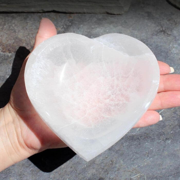 Ancient Infusions - Selenite bowl for crystal purity and spiritual resonance.