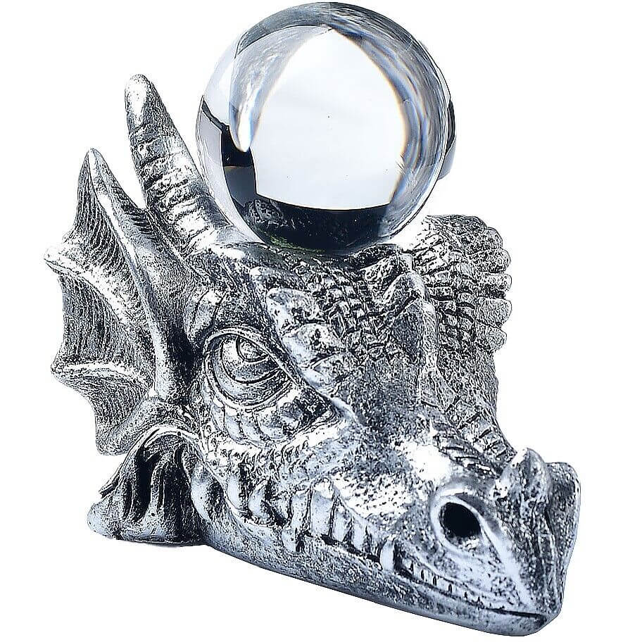 Ancient Infusions - Elevate your spiritual practice with our Dragon Skull Crystal Holder.