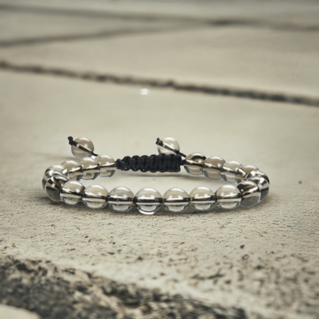 Smoky Quartz Energy Bracelet - Adjustable - Healing Properties and Grounding Benefits.