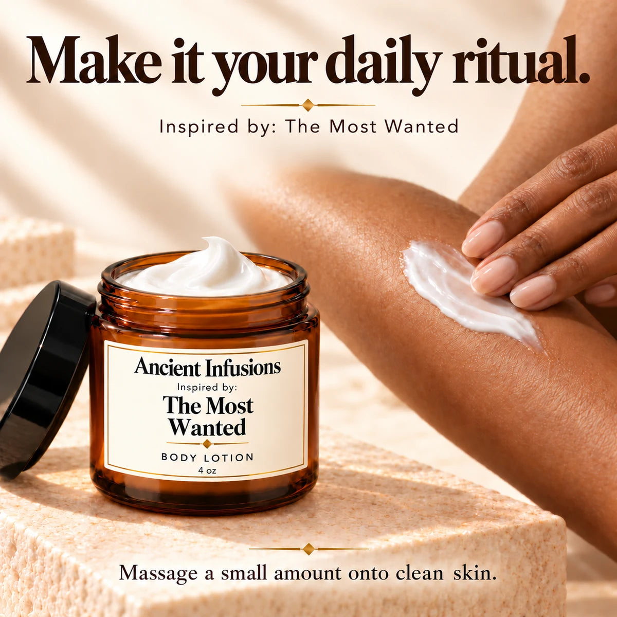 The Most Wanted Inspired Body Lotion — how to use