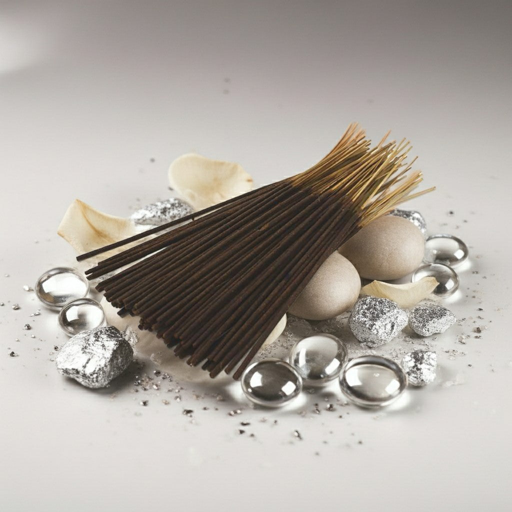 White Diamond Inspired Incense Sticks in the center of the picture