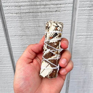 Yerba Santa Smudge Stick 4-Inch - Emotional Healing and Spiritual Cleansing Benefits.
